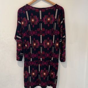 Veronica M Aztec Print Mini Dress